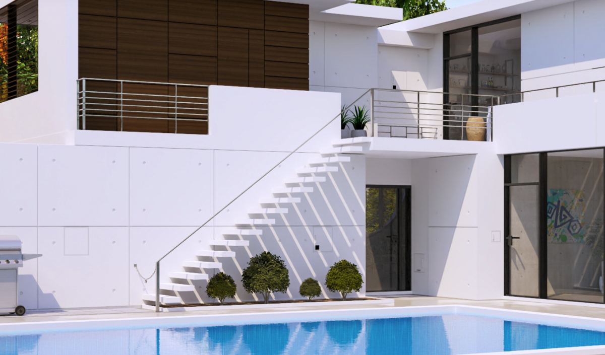 Pool House の室外風景